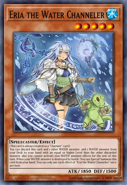 Eria the Water Channeler | How to obtain, Decks & Tournament Usage  Statistics | Yu-Gi-Oh! Meta