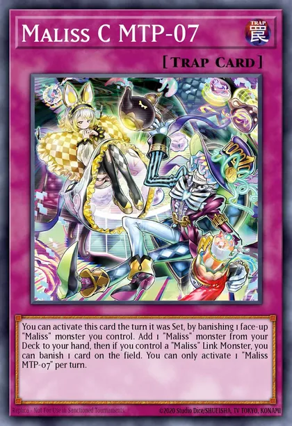 yugioh maliss deck Yu-Gi-Oh Maliss Wonderland PU Leather Deck Box main image 0