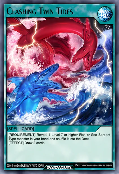 Clashing Twin Tides | How to obtain, Decks & Usage Statistics | Duel Links  Meta