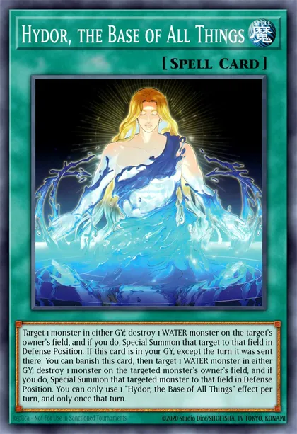 Hydor, the Base of All Things | How to obtain, Decks & Tournament Usage Statistics | Yu-Gi-Oh! Meta Hydor, the Base of All Things | How to obtain, Decks & Tournament Usage Statistics | Yu-Gi-Oh! Meta
