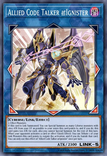 Allied Code Talker @Ignister | How to obtain, Decks