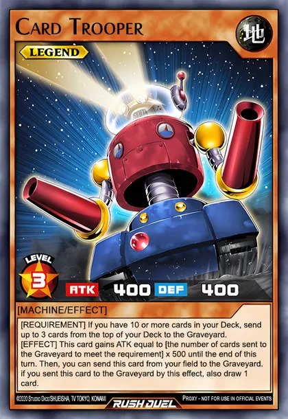 Card Trooper | How to obtain, Decks & Usage Statistics | Duel