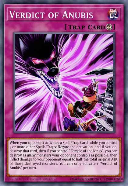 Verdict of Anubis | How to obtain, Decks & Tournament Usage Statistics | Yu-Gi-Oh! Meta Verdict of Anubis | How to obtain, Decks & Tournament Usage Statistics | Yu-Gi-Oh! Meta
