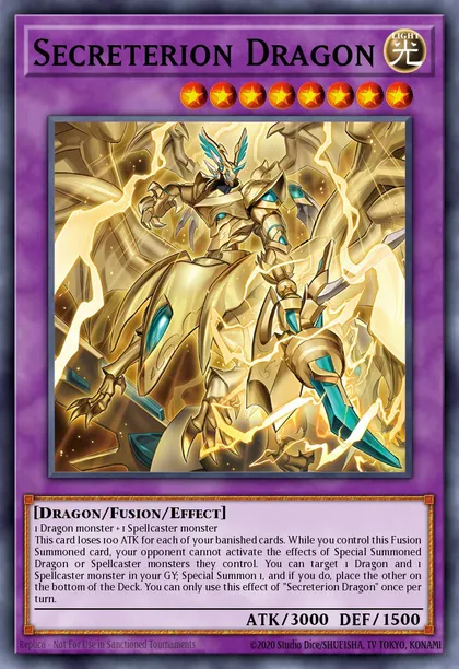 Secreterion Dragon | How to obtain, Decks & Tournament Usage Statistics |  Yu-Gi-Oh! Meta