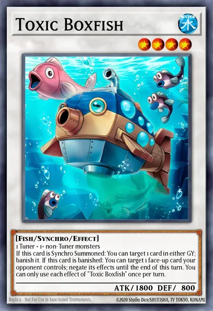 Toxic Boxfish | How to obtain, Decks & Usage Statistics | Master Duel Meta