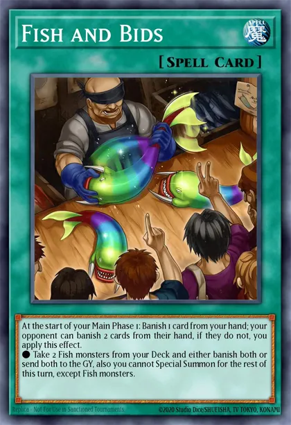 Fish and Bids | How to obtain, Decks & Usage Statistics | Duel Links Meta