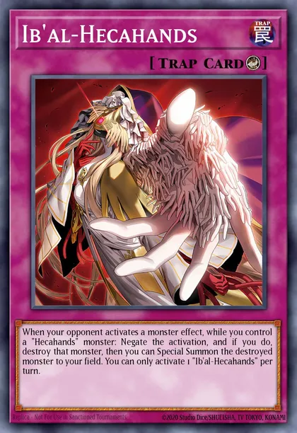 Ib'al-Hecahands | How to obtain, Decks & Tournament Usage Statistics |  Yu-Gi-Oh! Meta