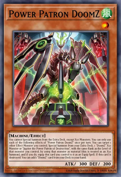 Power Patron DoomZ | How to obtain, Decks & Usage Statistics