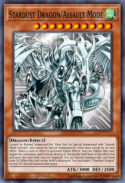 Stardust Dragon/Assault Mode | How to obtain, Decks & Usage Statistics | Master Duel Meta Stardust Dragon/Assault Mode | How to obtain, Decks & Usage Statistics | Master Duel Meta