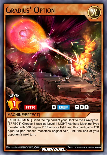 Gradius: Rush! Deck Breakdown | Guides, Decks & Usage Statistics | Duel Links Meta Gradius: Rush! Deck Breakdown | Guides, Decks & Usage Statistics | Duel Links Meta