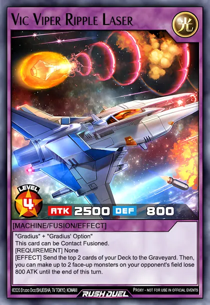 Gradius: Rush! Deck Breakdown | Guides, Decks & Usage Statistics | Duel Links Meta Gradius: Rush! Deck Breakdown | Guides, Decks & Usage Statistics | Duel Links Meta