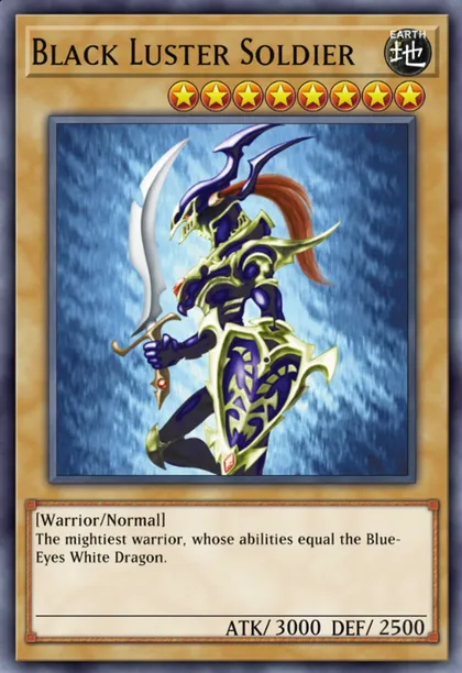 yugioh legacy of the duelist black luster soldier deck - YGLD-ENA01 1st Edition Common BLACK LUSTER SOLDIER DECK PROFILE