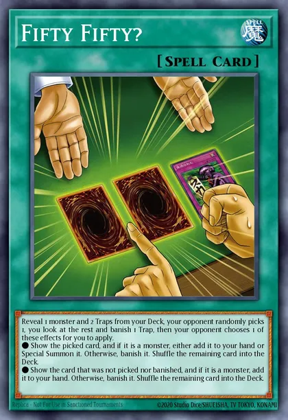 Fifty Fifty? | How to obtain, Decks & Usage Statistics | Master Duel Meta