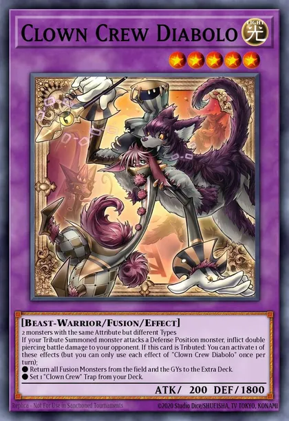 Clown Crew Diabolo | How to obtain, Decks & Usage Statistics | Master Duel Meta Clown Crew Diabolo | How to obtain, Decks & Usage Statistics | Master Duel Meta