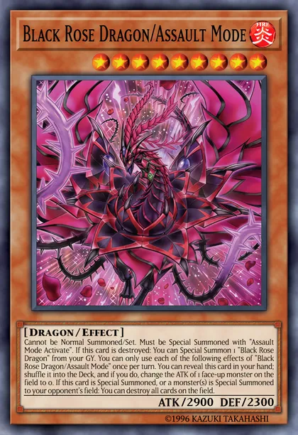 Black Rose Dragon/Assault Mode | How to obtain, Decks & Usage Statistics | Master  Duel Meta