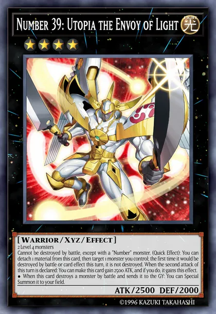 遊戯王 Number 39: Utopia the Envoy of Light | How to obtain, Decks