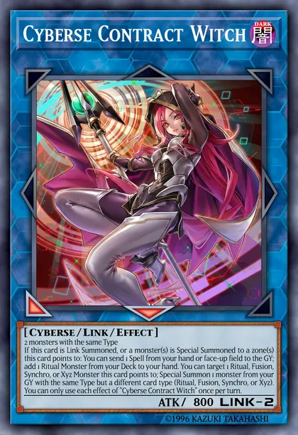 Cyberse Contract Witch | How to obtain, Decks & Usage Statistics | Master  Duel Meta