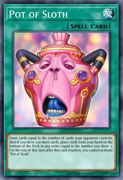 yugioh pot deck YU-GI-OH! - of Greed (YGLD-ENB26) - Yugi's Legendary Decks - 1st Edition Pot of Sloth | How