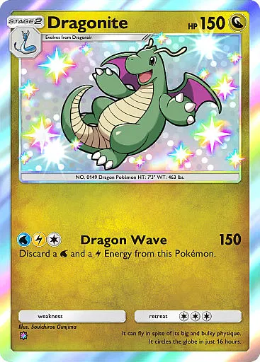 godzilla pokemon cards Dragonite ex (90/97) [EX: Dragon] main image 1